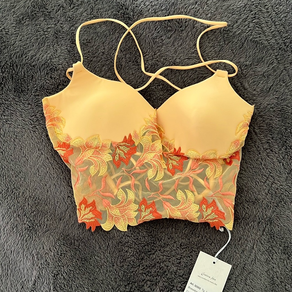Cristina Iaia strappy bra. 34c.